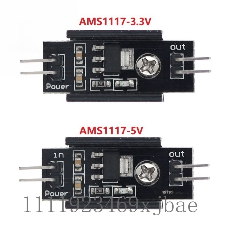 Ams1117 Module - Módulo de alimentação AMS1117 DC-DC 3.3V/5V
