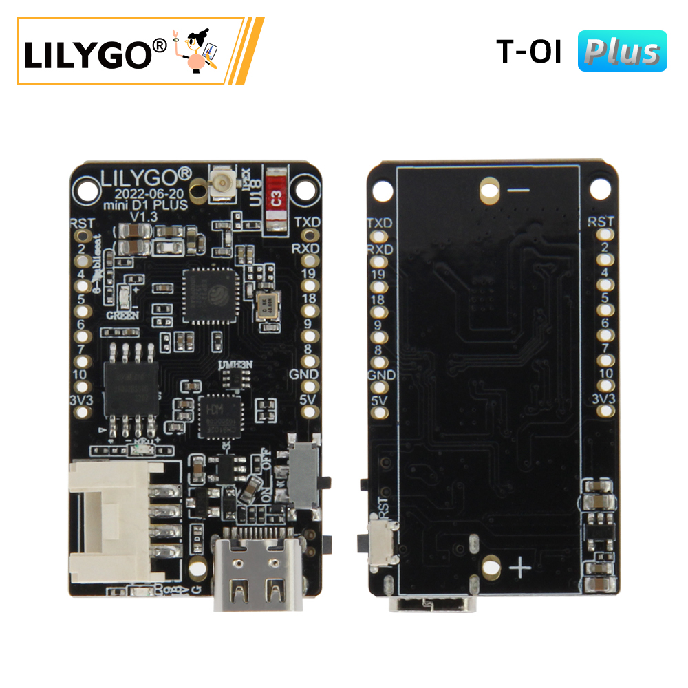 LILYGO® TTGO T-OI Plus ESP32-C - Esp32 Battery Holder Lipo avaliação e preço