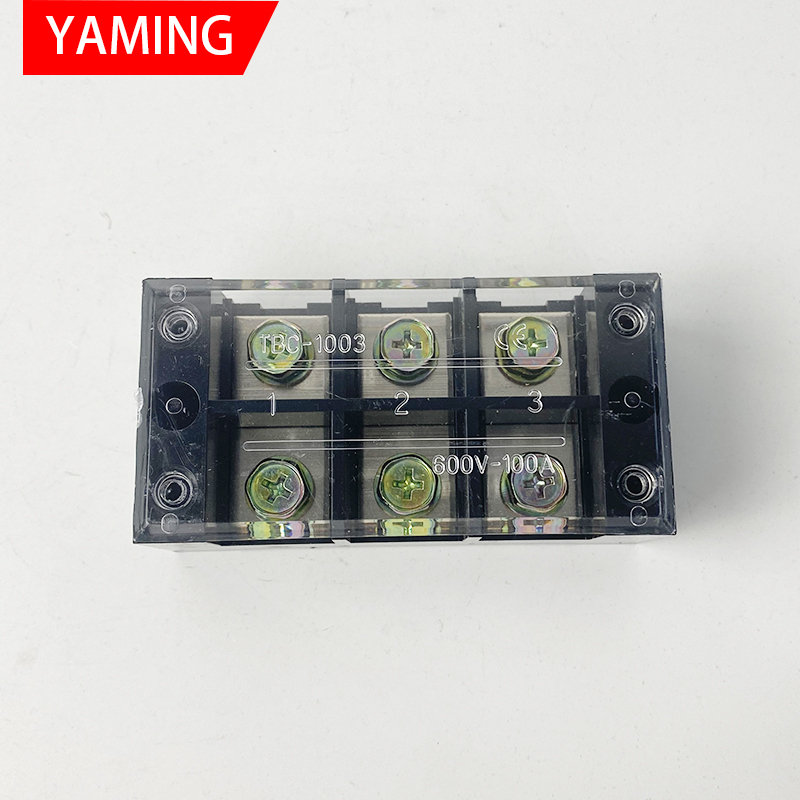 2 Peças TBC-1003 100A 3P 600V  - Screw Terminal Block avaliação e preço