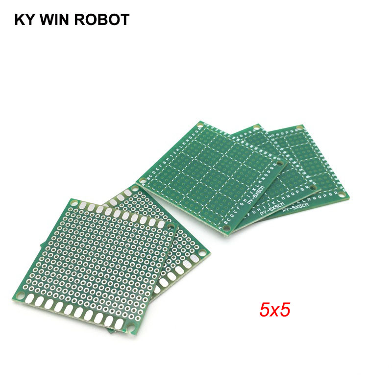 5 pces 5x5cm 50x50mm único lad - Pcb Prototyping Board avaliação e preço