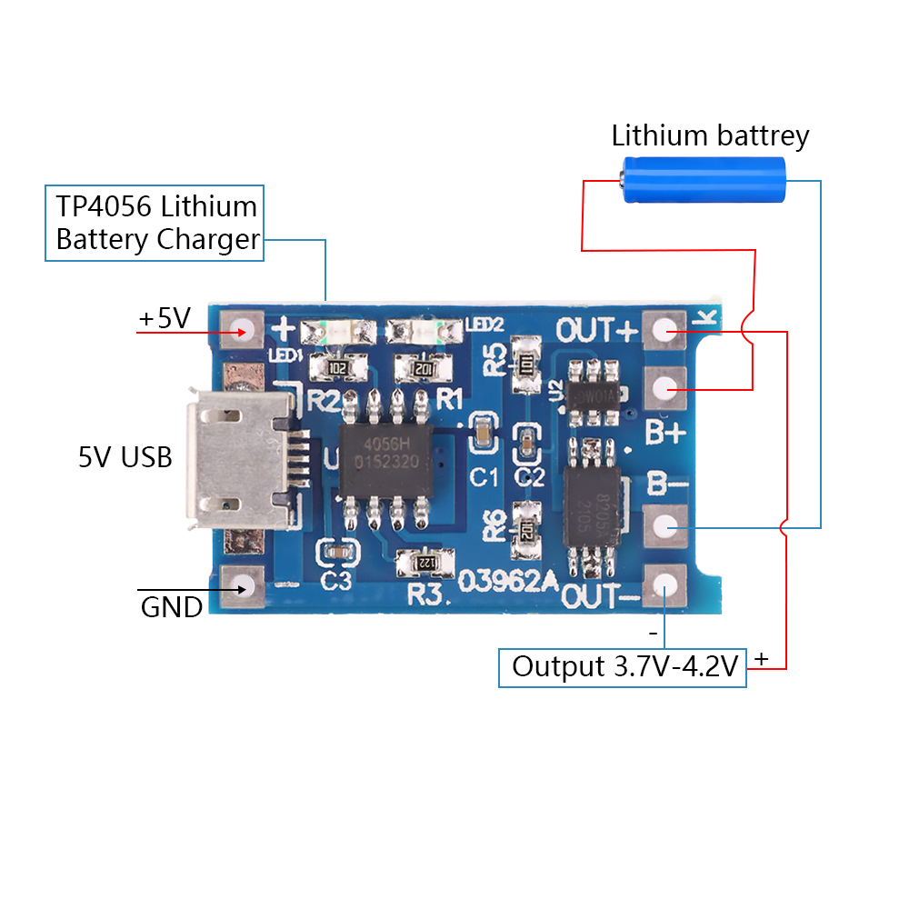 Placa de carregamento do módul - Tp4056 Module avaliação e preço