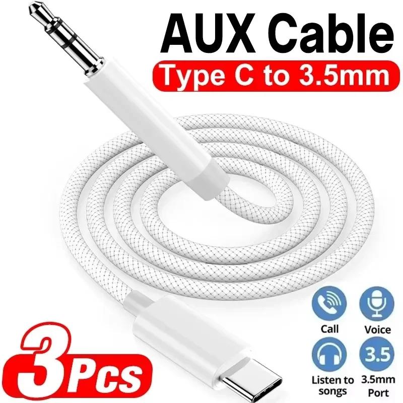 Cabo de Áudio AUX USB C para 3 - Usb C Cable avaliação e preço