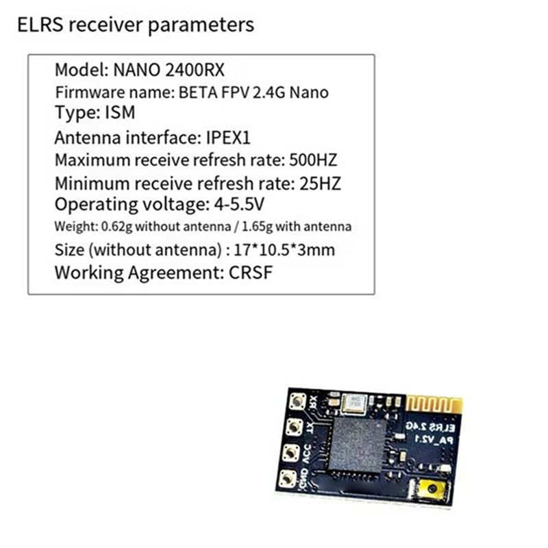 CYGJ-10PCS Receptor ELRS 2.4Gh - Antenna 2.4Ghz avaliação e preço